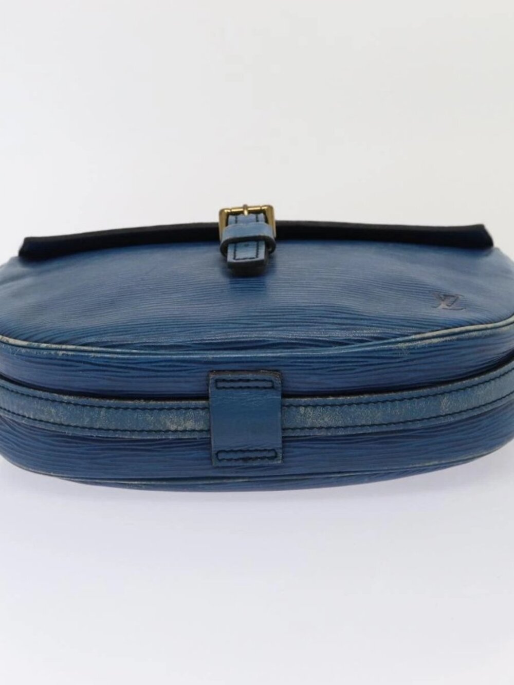LOUIS VUITTON Epi June Feuille MM Shoulder Bag Blue M52155 LV Auth 82031 - Picture 7 of 16